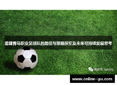 重建青岛职业足球队的路径与策略探索及未来可持续发展思考