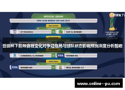 世俱杯下阶段赛程变化对争冠格局与球队状态影响预测深度分析前瞻